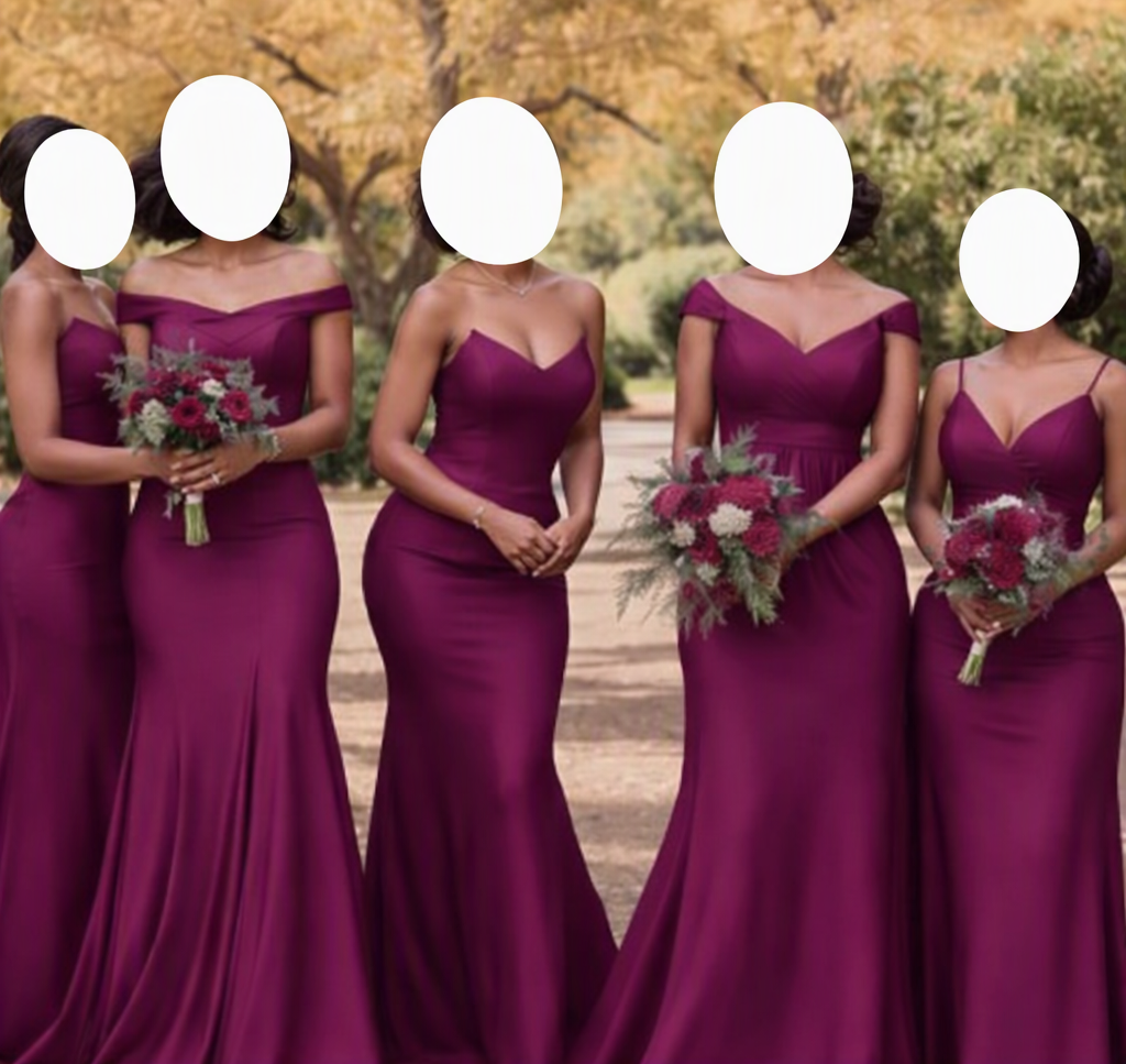 Bridesmaid gowns